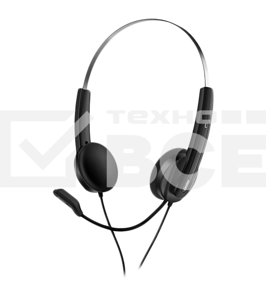 Гарнитура Genius HS-220U, регулируемое оголовье, мягкие удобные амбушюры, выносной микрофон с шумоподавлением, пульт управления