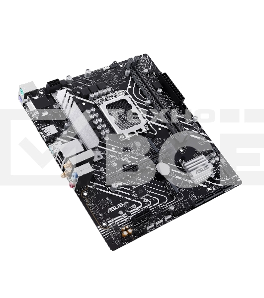 Материнская плата ASUS PRIME H610M-A WIFI, LGA 1700, Intel H610, 2xDDR5, 4xSATA, 2xM.2, 1xPCIe 4.0 x16, 1xDP, 1xHDMI, 1xVGA, 1x1Gb LAN, 1xUSB 3.2 Gen 2, 4xUSB 2.0, 3x3.5 мм, 7.1, mATX