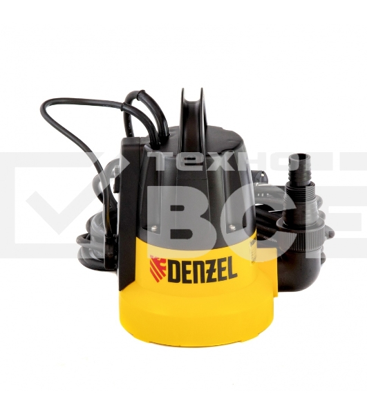 Дренажный насос DP500E, 500 Вт, подъем 7 м, 7000 л/ч Denzel
