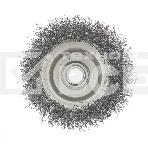 Щетка Сибртех для УШМ, 100 мм М14, чашка, витая проволока 0,3 мм, фото2