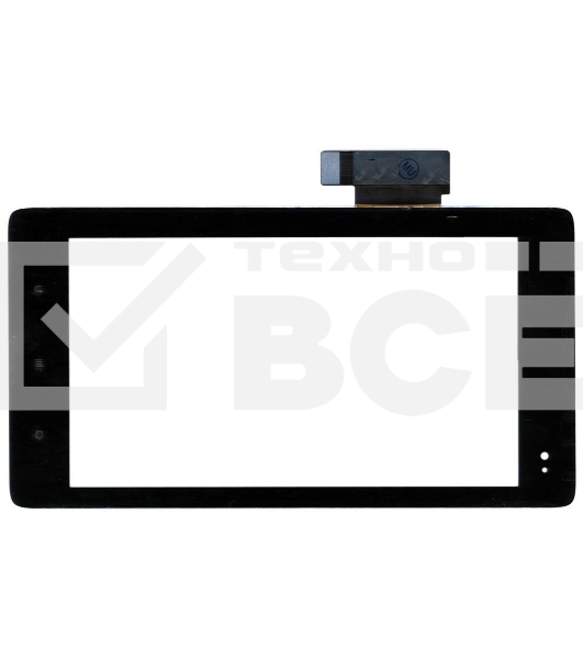 Сенсорное стекло (тачскрин) для Huawei Ideos S7 Slim S7-201u, черное