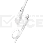 Кабель HOCO USB X40 Noah для Lightning, 2.4А, длина 1 м, белый, фото 1