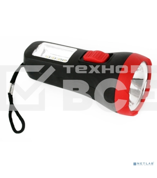 Фонарь LED16014 1 + 4SMD LED 2 реж. 1XR6 пласт блист-пакет Ultraflash 14253