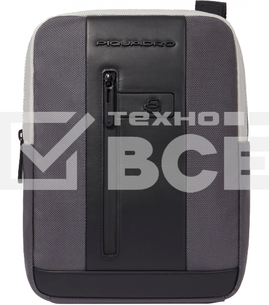 Сумка Piquadro Brief2 Special CA1816BR2S/GRN, нейлон/натур.кожа, серый/черный