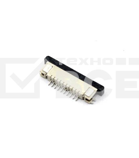 Разъем FPC  Half Coverage Bottom Contact 0.8K-BX-10PWB 10 pin высота 2мм шаг 0,8мм