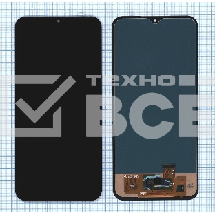 Дисплей (модуль) для Samsung Galaxy A15 SM-A155F в сборе с тачскрином черный