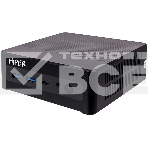 Неттоп HIPER FACTUM FN2  Intel Core i3 1315U(1.2Ghz)/8192Mb/256PCISSDGb/noDVD/BT/WiFi/war 1y/0.4kg/черный/Win11Pro + WiFi 6, BT 5.2,Чёрный, БП 90Вт, VESA крепление, фото3