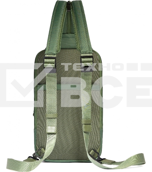 Рюкзак слинг мужской Piquadro Orion CA6625S136/VE хаки ткань/натур.кожа