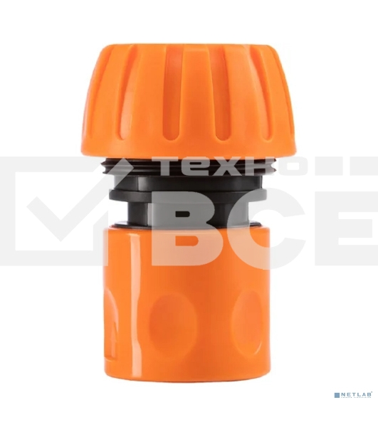 Коннектор для шланга, быстросъемный 3/4' с аквастопом ЧЕТЫРЕ СЕЗОНА