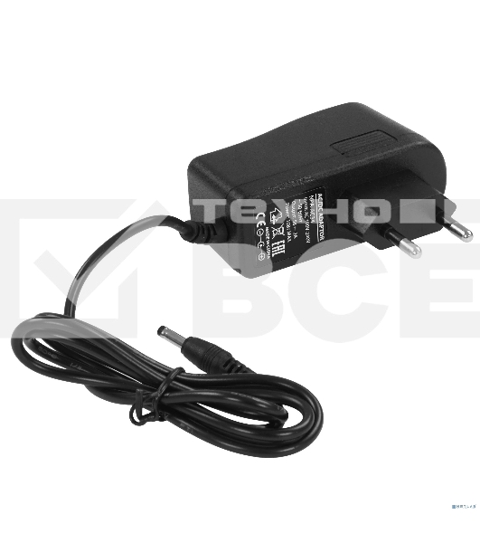 Блок питания Gembird NPA-AC34, 5В/2А, 10Вт, 1 штекер 3.5х1.35мм, черный