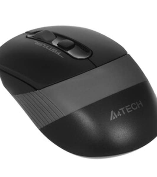 Мышь беспроводная A4Tech Fstyler FG10S черный/серый, 2000 dpi, радиоканал, USB, кнопки - 4