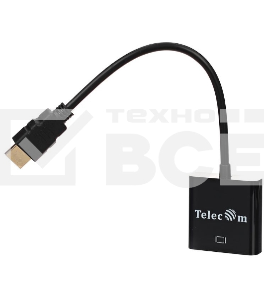 Переходник Telecom Кабель-переходник (TA558) HDMI(M) -> VGA(F) 6937510859436 /6926123463055 