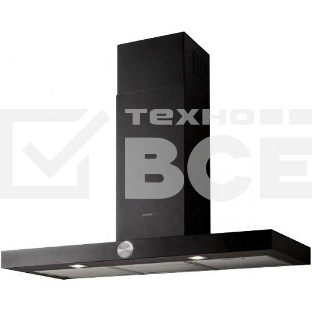Вытяжка JET AIR TOUCH BL/A/90-PRF0099978A Декоративный дизайн, Т-образная, 90 см, 3-позиционное ротационное управление, 1200 куб. м. , черная