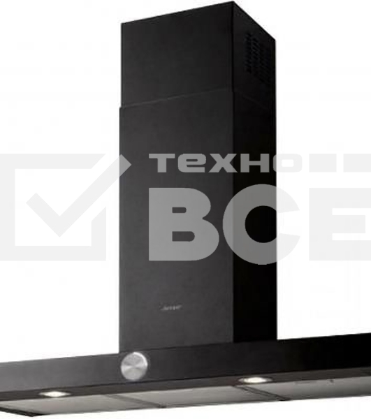 Вытяжка JET AIR TOUCH BL/A/90-PRF0099978A Декоративный дизайн, Т-образная, 90 см, 3-позиционное ротационное управление, 1200 куб. м. , черная
