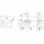 Тумблер 250V 15А (2c) ON-OFF однополюсный (KN-101) Rexant Индивидуальная упаковка 1 шт, фото2