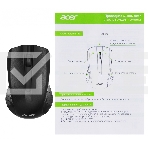 Мышь проводная Acer OMW010 черный, 1200 dpi, USB, кнопки - 3, фото5
