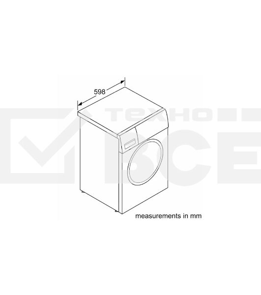 Стиральная машина с фронтальной загрузкой Bosch WAJ20180GC Series 2, загрузка 8 кг, EcoSilent Drive