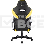 Кресло игровое Knight Thunder 5X черный/желтый эко.кожа крестов. металл, фото6