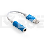 Кабель-адаптер для подключения наушников к устройствам с USB Type-C ExeGate <EX-CCA-UC3.5F-01> (USB Type-C/Jack3.5F (headset), для подключения стандартных наушников, колонок 3.5 мм к телефону, планшету и др.устройствам с аудиоразъемом Type-C), фото3