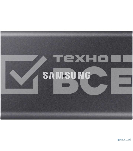 Накопитель SSD Samsung External T7 MU-PC1T0T/WW, 1ТБ, USB 3.2, черный