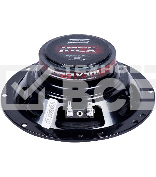 Колонки автомобильные Kicx SP 165, 130Вт, 90дБ, 4Ом, 16.5см, (6 1/2дюйм) (ком.:2кол.)
