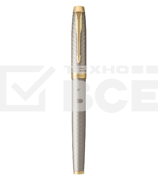 Ручка перьевая Parker IM Premium F323 (CW1931684) Grey GT F сталь нержавеющая подар.кор.
