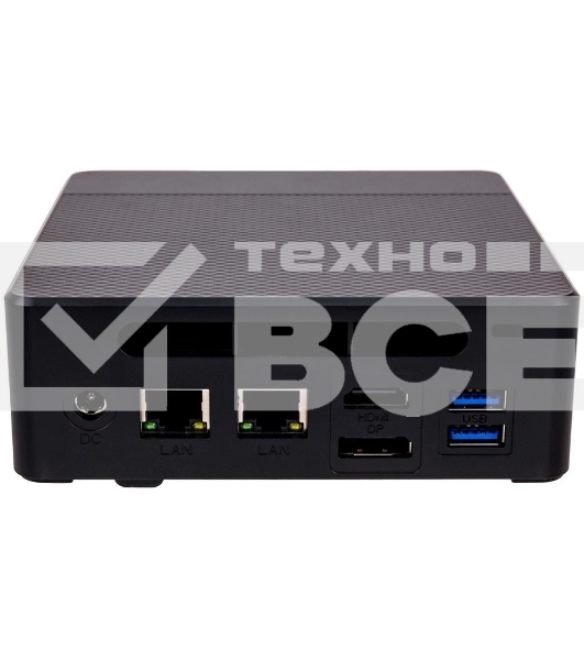 Неттоп HIPER FACTUM FN2  Intel Core i3 1315U(1.2Ghz)/8192Mb/256PCISSDGb/noDVD/BT/WiFi/war 1y/0.4kg/черный/Win11Pro + WiFi 6, BT 5.2,Чёрный, БП 90Вт, VESA крепление