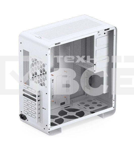 Корпус без блока питания Case JONSBO U4 PRO MESH, Midi-Tower, no fan, 1xUSB-A 3.2 + 1xUSB-C 3.2, ATX, mATX, mITX White
