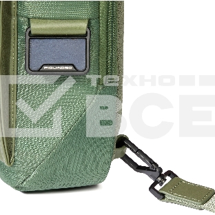 Рюкзак слинг мужской Piquadro Orion CA6625S136/VE хаки ткань/натур.кожа