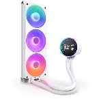 Система жидкостного охлаждения для ПК Water Cooling System NZXT Kraken Elite 360 RGB (270W, 360мм, LED temp., White, RGB/ Fans: 1xF360 RGB Core Fan, 75.12CFM, 30dBA, 2400RPM/ Pump height 65mm, 2800RPM, Rad thickness 27mm/ S: 1851, 1700, 1200, 115X, AM5, AM4), фото9