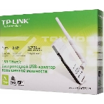 Адаптер TP-Link SOHO TL-WN722N 150Mbps High Gain Wireless N USB Adapter with Cradle, 1T1R, 2.4GHz, 802.11n/g/b, 1 detachable antenna, фото 1