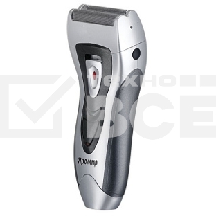 Электробритва ЯРОМИР ЯР-100 черный с серебром плавающие лезвия, триммер (Россия)(24)