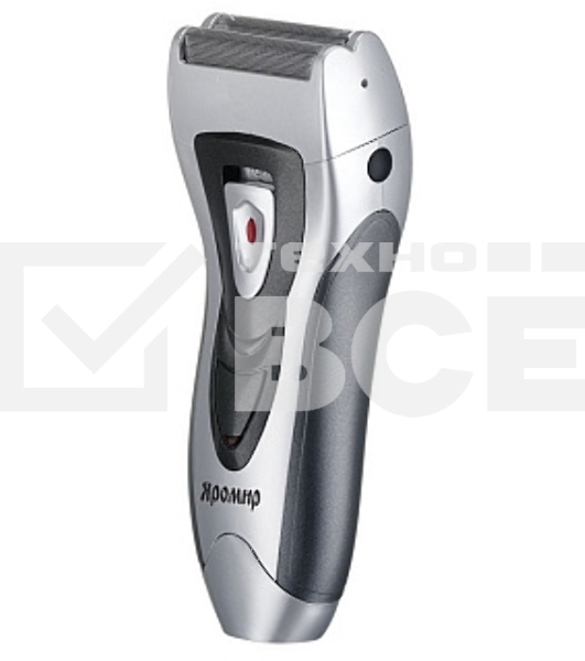 Электробритва ЯРОМИР ЯР-100 черный с серебром плавающие лезвия, триммер (Россия)(24)