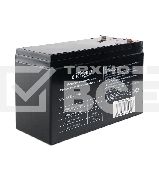 Аккумулятор для Источников Бесперебойного Питания Energenie BAT-12V7.2AH