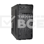 Компьютерный корпус Miditower ExeGate XP-332 Black, ATX, <XP500, Black,120mm>, 2*USB, Audio, фото 1
