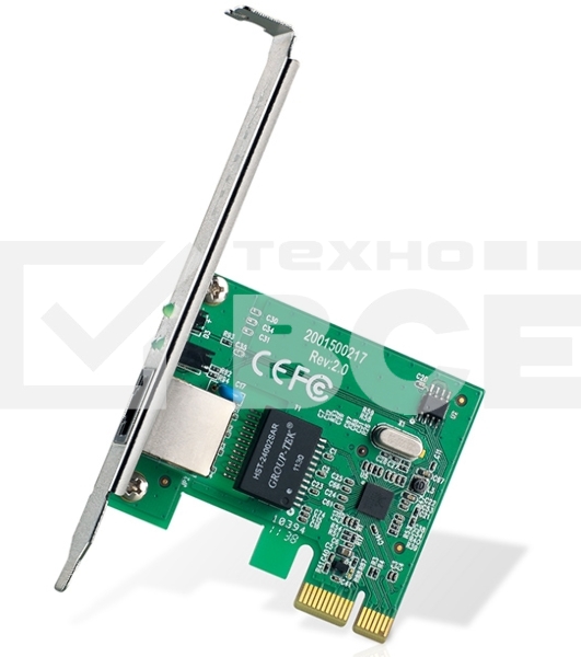 Сетевая карта TP-Link TG-3468 SOHO 32bit Gigabit PCIe, Realtek RTL8168B chipset