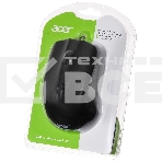 Мышь проводная Acer OMW010 черный, 1200 dpi, USB, кнопки - 3, фото4