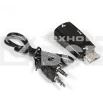 Переходник  Exegate EX284927RUS HDMI-VGA ExeGate EX-HDMIM-VGAF-C (19M/15F), фото 1