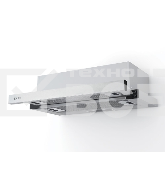 Вытяжка встраиваемая LEX HUBBLE 500 INOX  570м3/час LED лампы