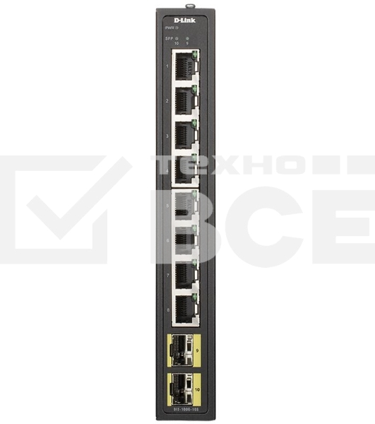 Коммутатор D-Link DIS-100G-10S DIS-100G-10S/A1A 8G 2SFP неуправляемый