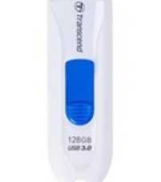 Флешка USB Transcend Jetflash 790 (TS128GJF790W), 128Gb, USB 3.0, R/W 90/40, белый