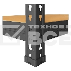 Стеллаж Практик SBL 180KD пол.:5 разборная 1803x1200x400мм антрацит (S24499375309), фото2