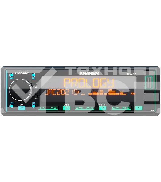 Автомагнитола Prology CDA-8.1 KRAKEN 1DIN 8x65Вт