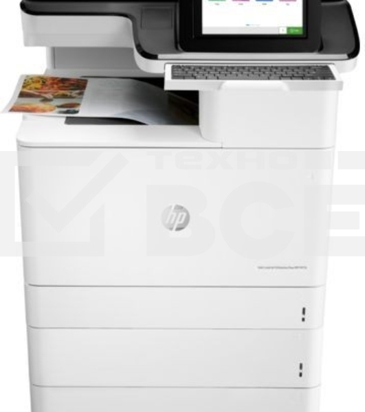 МФУ лазерное HP Color LaserJet Enterprise Flow MFP M776z (3WT91A), A3, цветной, печ. до 46 стр/мин. (А4) до 26 стр/мин. (А3), скан. до 120 стр/мин., 1200 x 1200 dpi (печать) 600x600dpi (скан.), USB, RJ-45, Air Print, Mopria