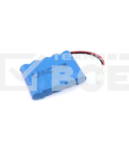 Аккумулятор Ni-Cd 6V 1400 mAh AA Flatpck разъем 5559