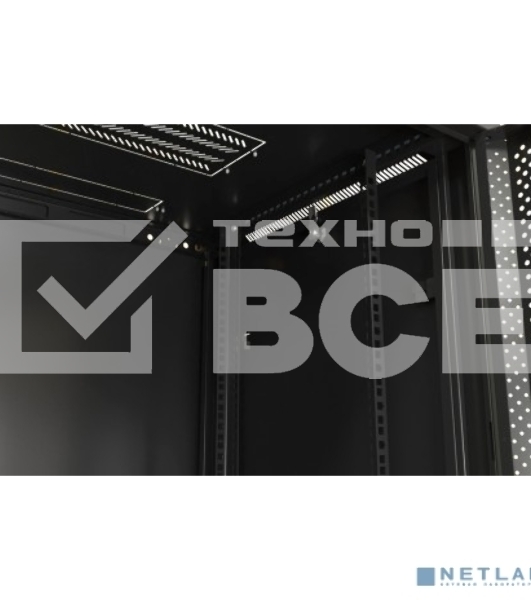 Шкаф настенный Hyperline TWB-0966-SR-RAL9004 19-дюймовый (19