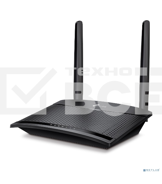 Роутер беспроводной TP-Link TL-MR100 N300 10/100BASE-TX/4G(3G) cat.4 черный