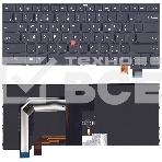 Клавиатура для ноутбука Lenovo Thinkpad T460S T470S черная с подсветкой, фото4