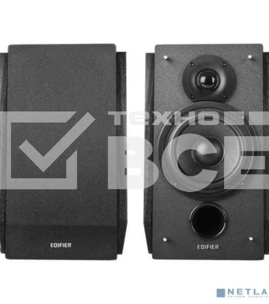 Колонки Edifier R1855DB Black Активные, 70W RMS, 60-20000Гц, дерево, пульт ДУ, Bluetooth 5.0,выход на сабвуфер,Opt/Coaxial,2 RCA