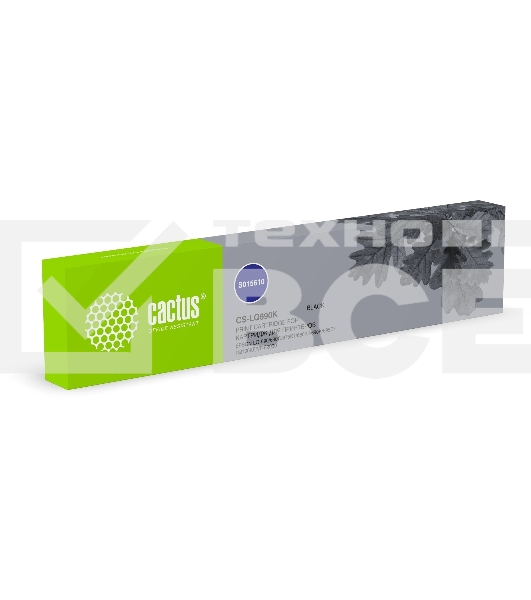 Картридж матричный Cactus CS-LQ690K (S015610) черный (12.7 мм, 32 м) для Epson LQ-690/690C/675KT/680K/690K/695C/LQ106KF/VP-F2000
